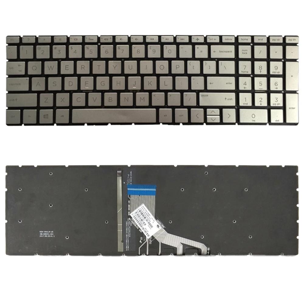 Backlit us Keyboard for Hp 15-da / Db Series - Black 7