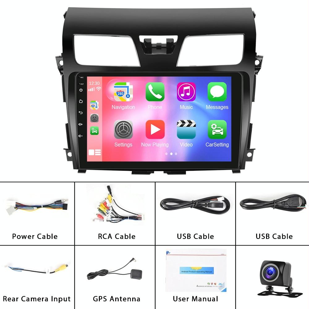10.1 Inch Car Mp5 Player For Nissan Teana 13-16 - 4G 8 + 128G Reversing Video Screen - Standard + Ahd Camera 11