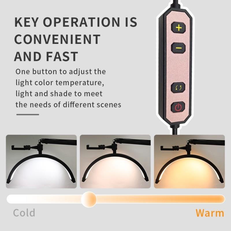 Adjustable Beauty Light for Eyelash Techs - 16 Inch - Black 6