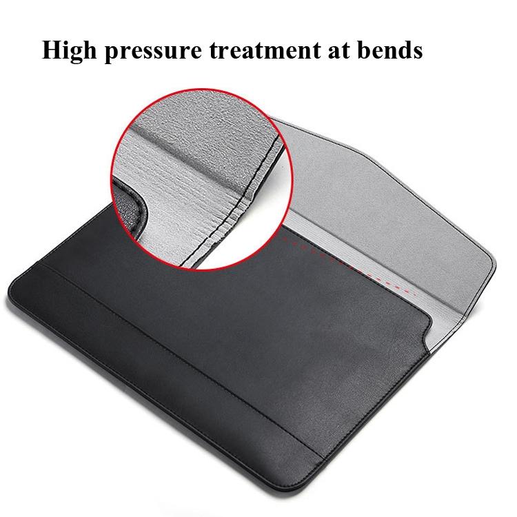 13 Inch Ultra-thin Magnetic Holster for Horizontal Embossed Notebook with Liner Bag - Gray 6
