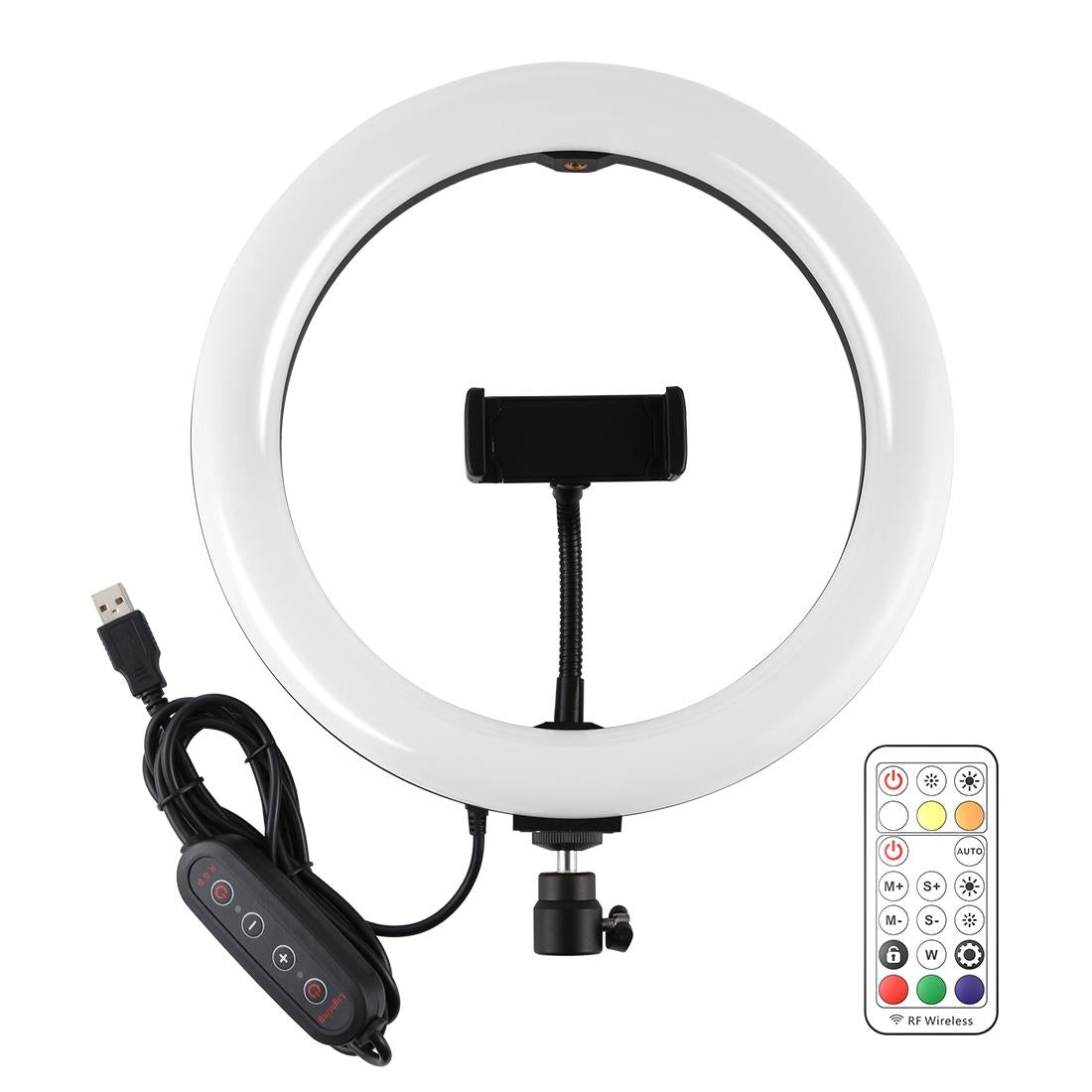 10.2 Curved Led Ring Light with Dual-colour Temperature Remote and Tripod 3