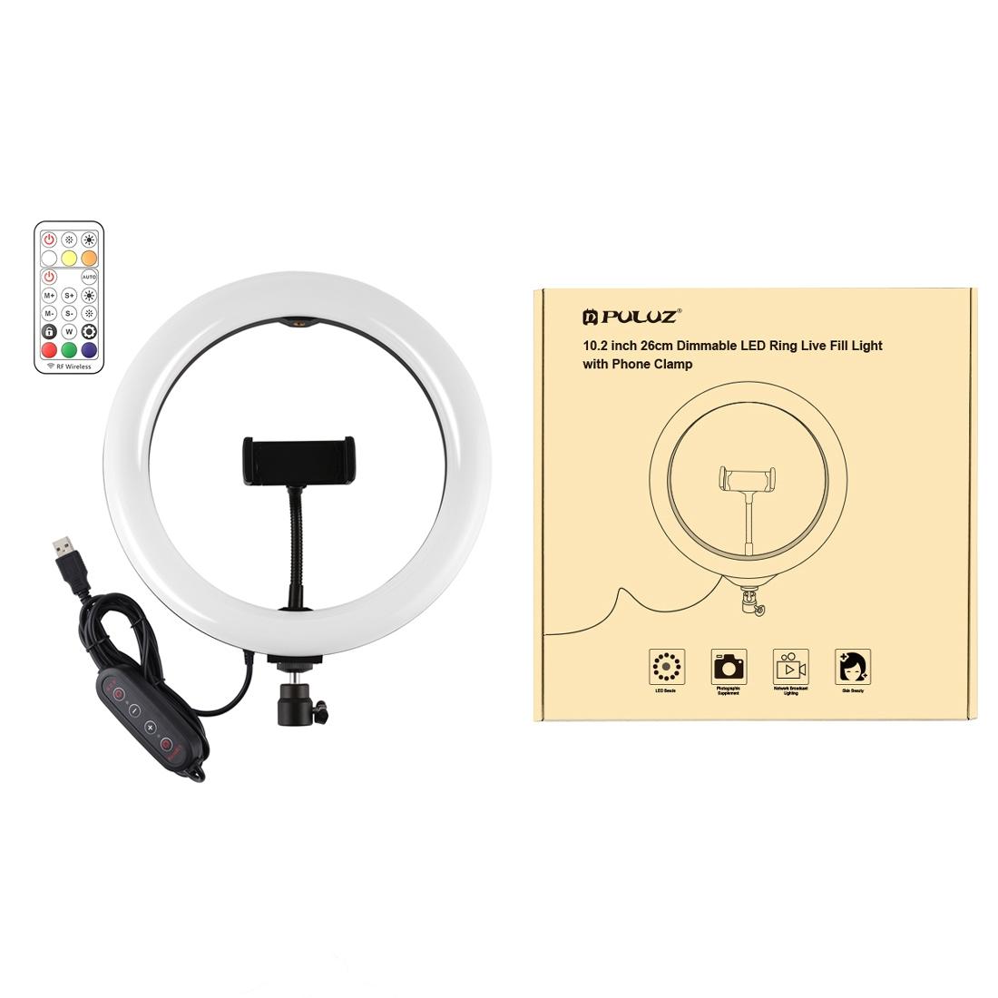 10.2 Curved Led Ring Light with Dual-colour Temperature Remote and Tripod 6