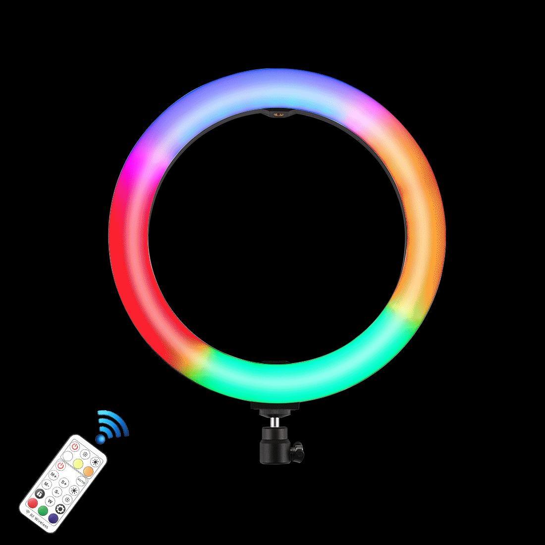 10.2 Curved Led Ring Light with Dual-colour Temperature Remote and Tripod 10