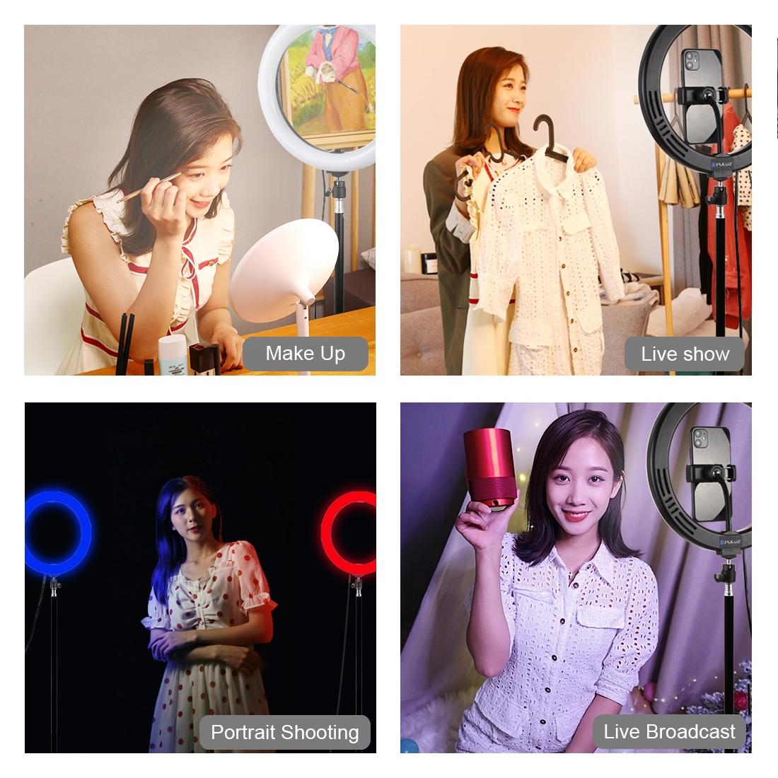 10.2 Curved Led Ring Light with Dual-colour Temperature Remote and Tripod 14