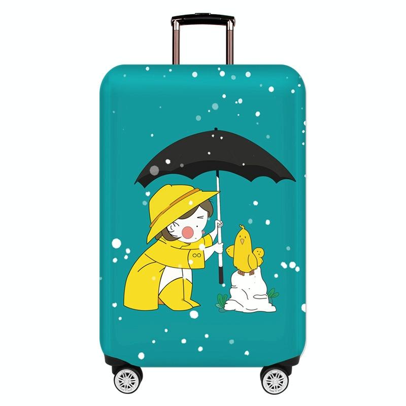 Xl Thick Elastic Luggage Cover - Dustproof & Wear-resistant - Bear Girl 8