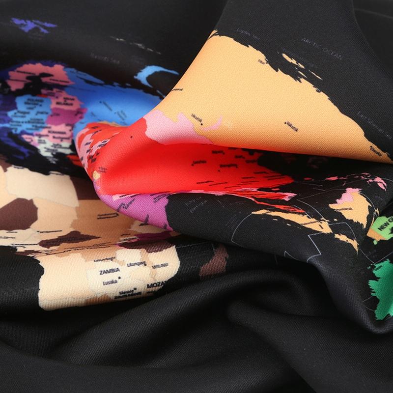 Xl Travel Luggage Cover - Dustproof Scratch-proof Elastic Sleeve - Fits 29-32 Inch Suitcases - Geometric Map 15