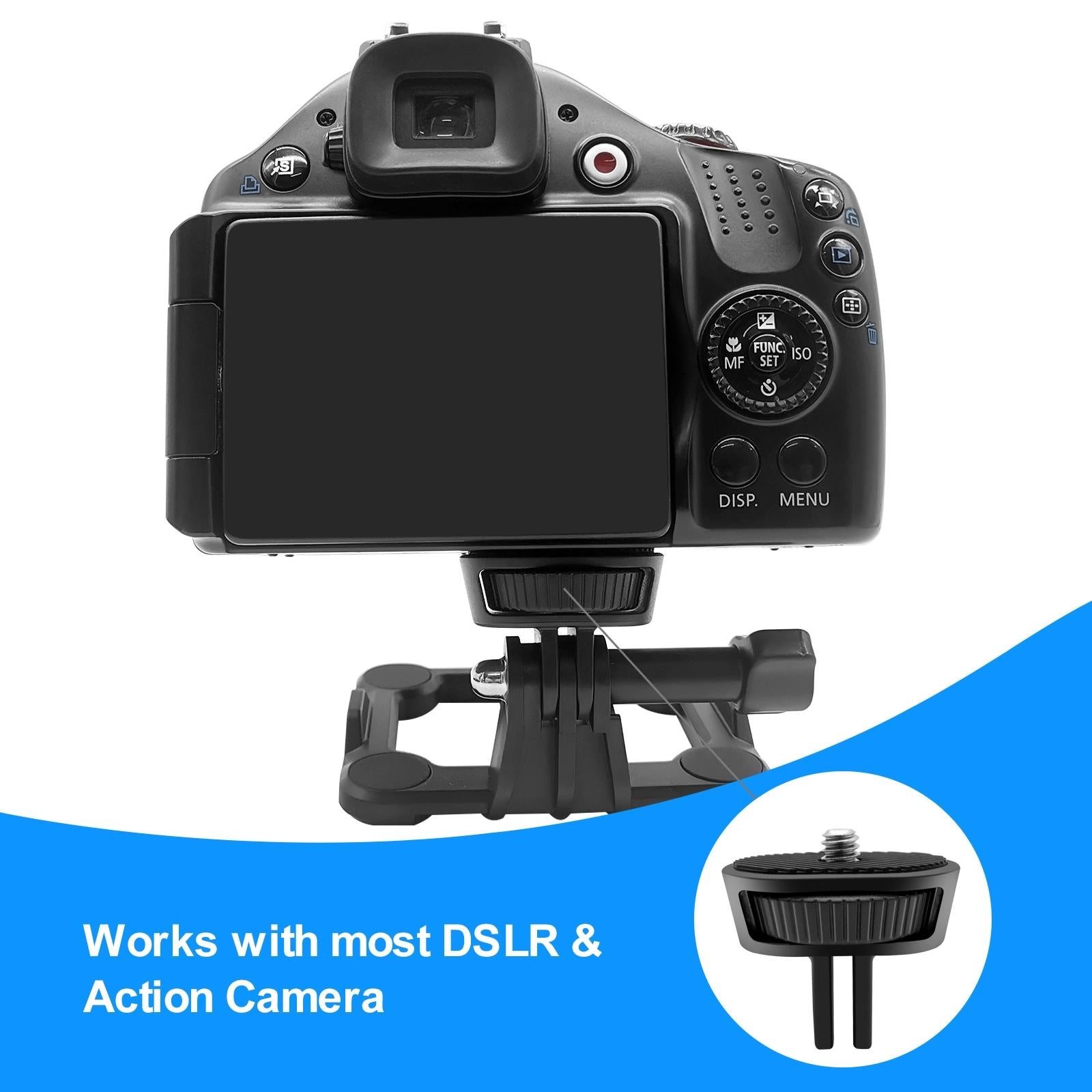 Adjustable Action Camera Tripod Adapter - 1 / 4 Screw 6