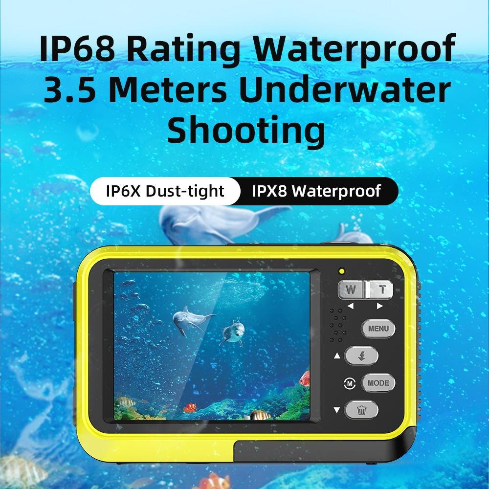 Waterproof 48mp Dual Screen Outdoor Camera - Wdc901 - Yellow 8