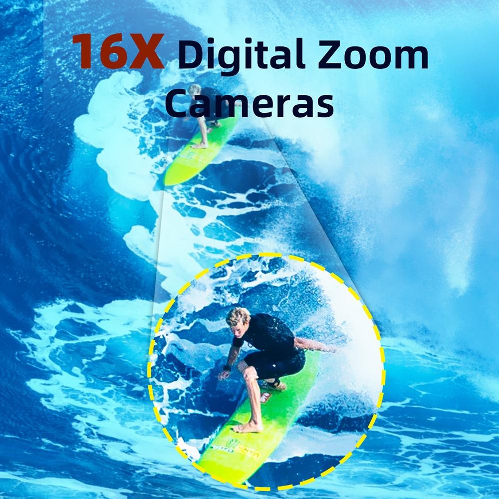 Waterproof 48mp Dual Screen Outdoor Camera - Wdc901 - Yellow 9