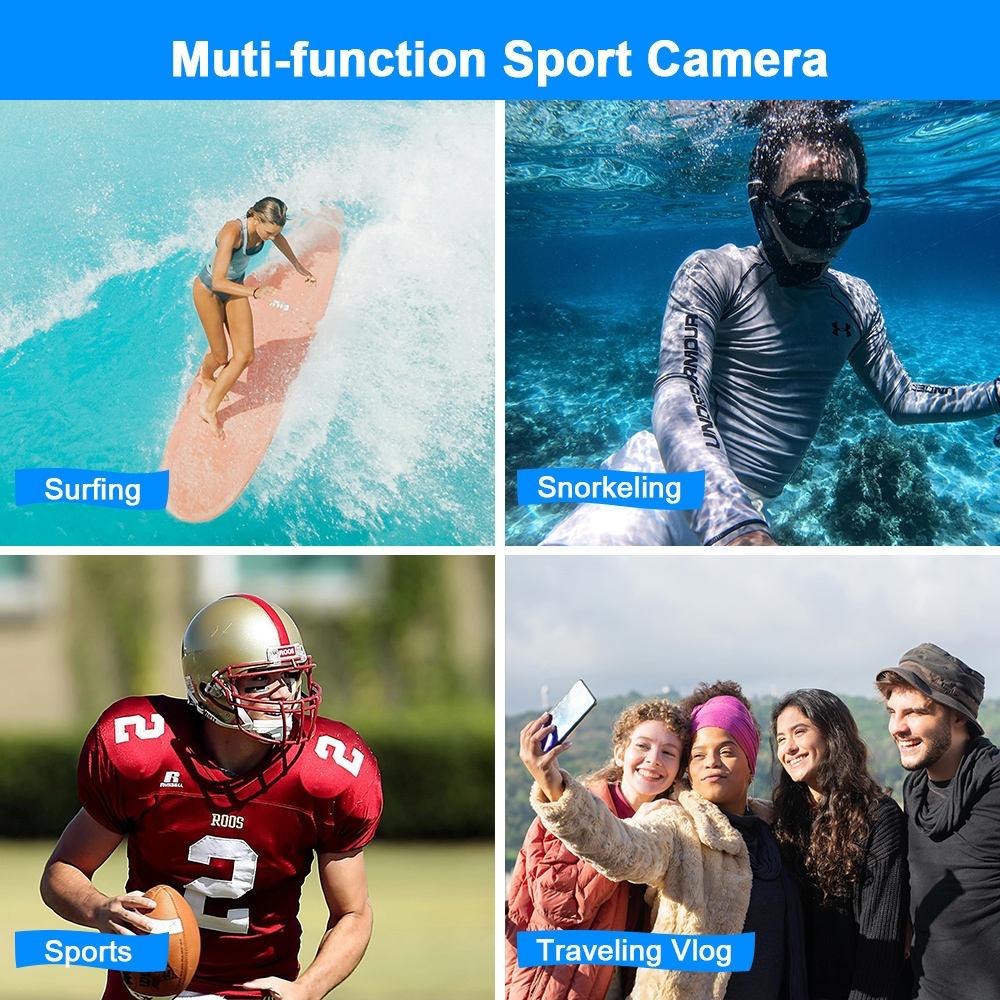 Waterproof 48mp Dual Screen Outdoor Camera - Wdc901 - Yellow 10