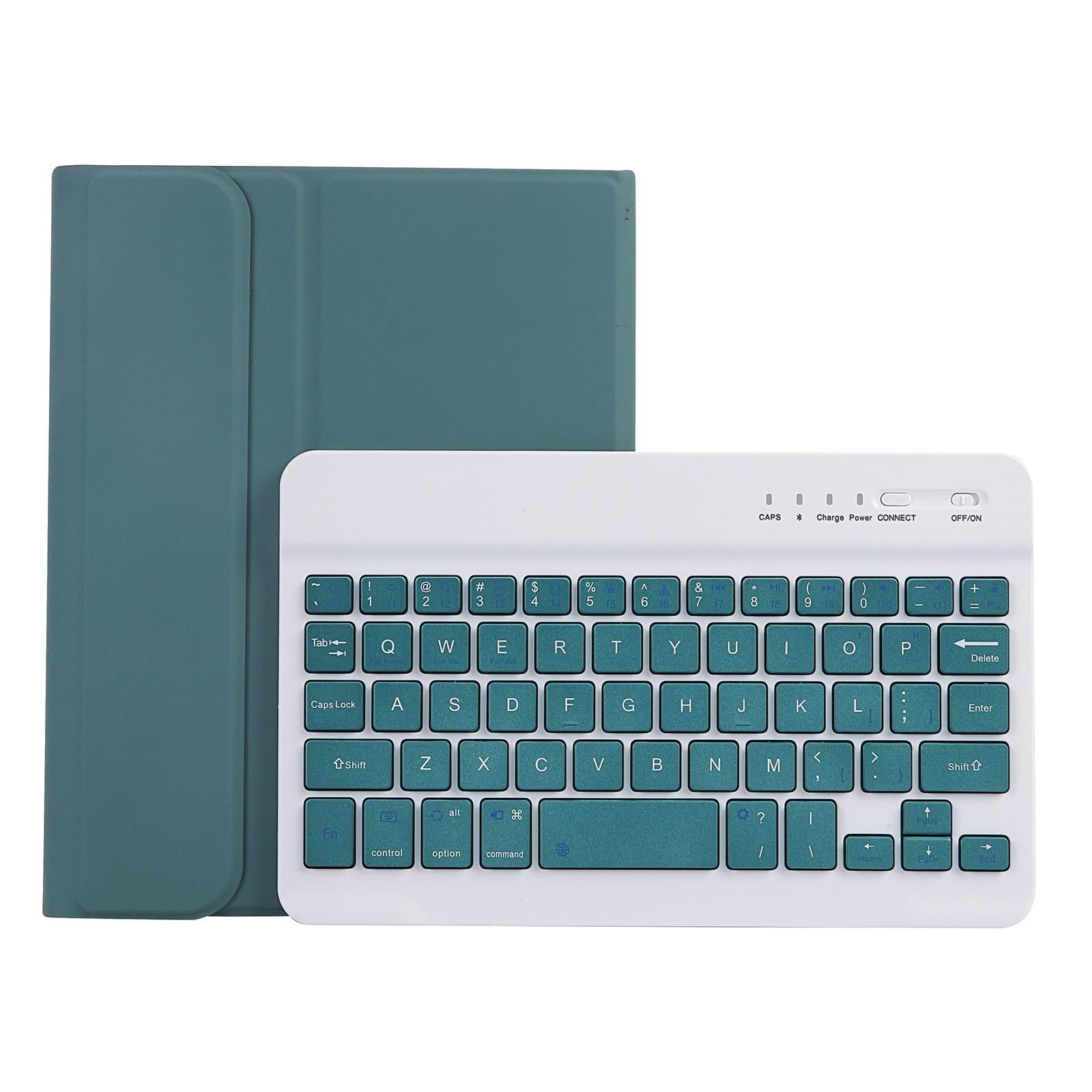 Ultra-Thin Bluetooth Keyboard Tablet Case For Ipad Mini 6 With Stand And Pen Slot - Candy Colour - Black 11