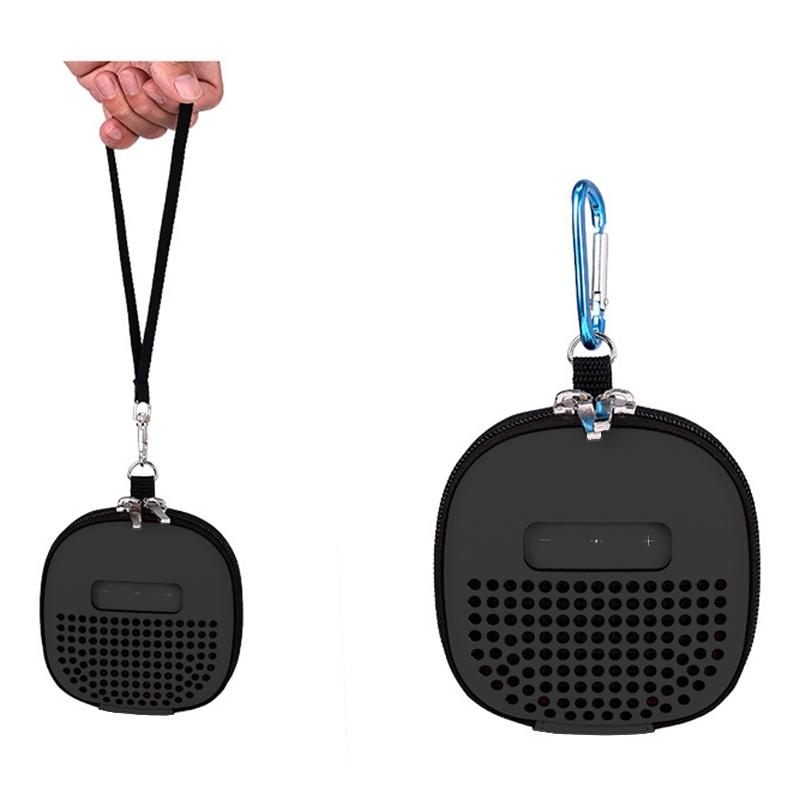 Shockproof Eva Bag for Bose Soundlink Micro Speaker - Portable with Rope & Metal Buckle Black 6