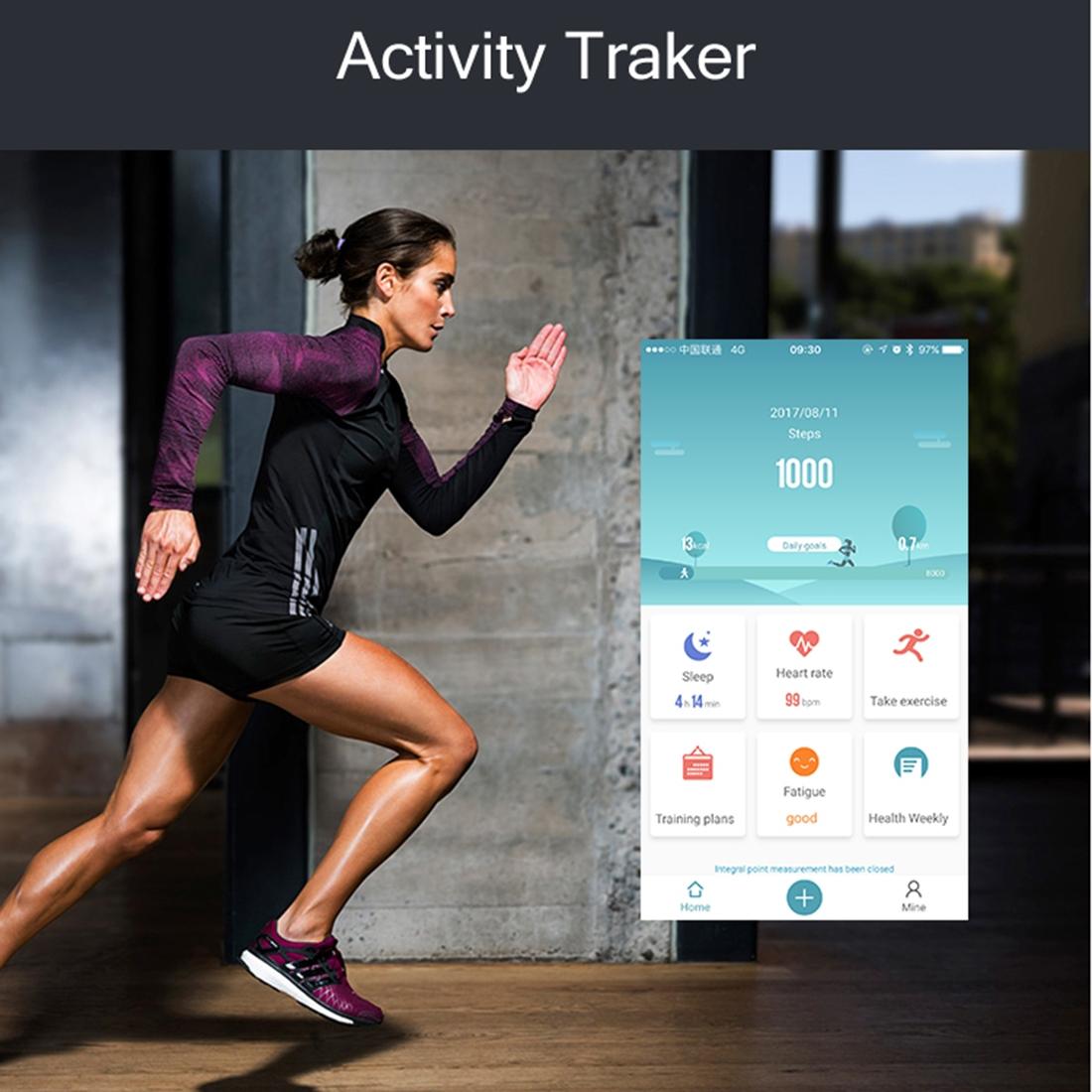 Waterproof Oled Fitness Tracker - Ip67 - Black 11