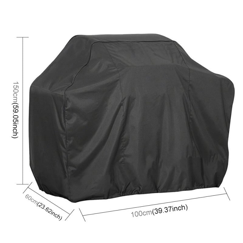 Waterproof Bbq Grill Cover - 210d Oxford Cloth - Dust-proof - Anti-uv - 100x60x150cm - Outdoor 3