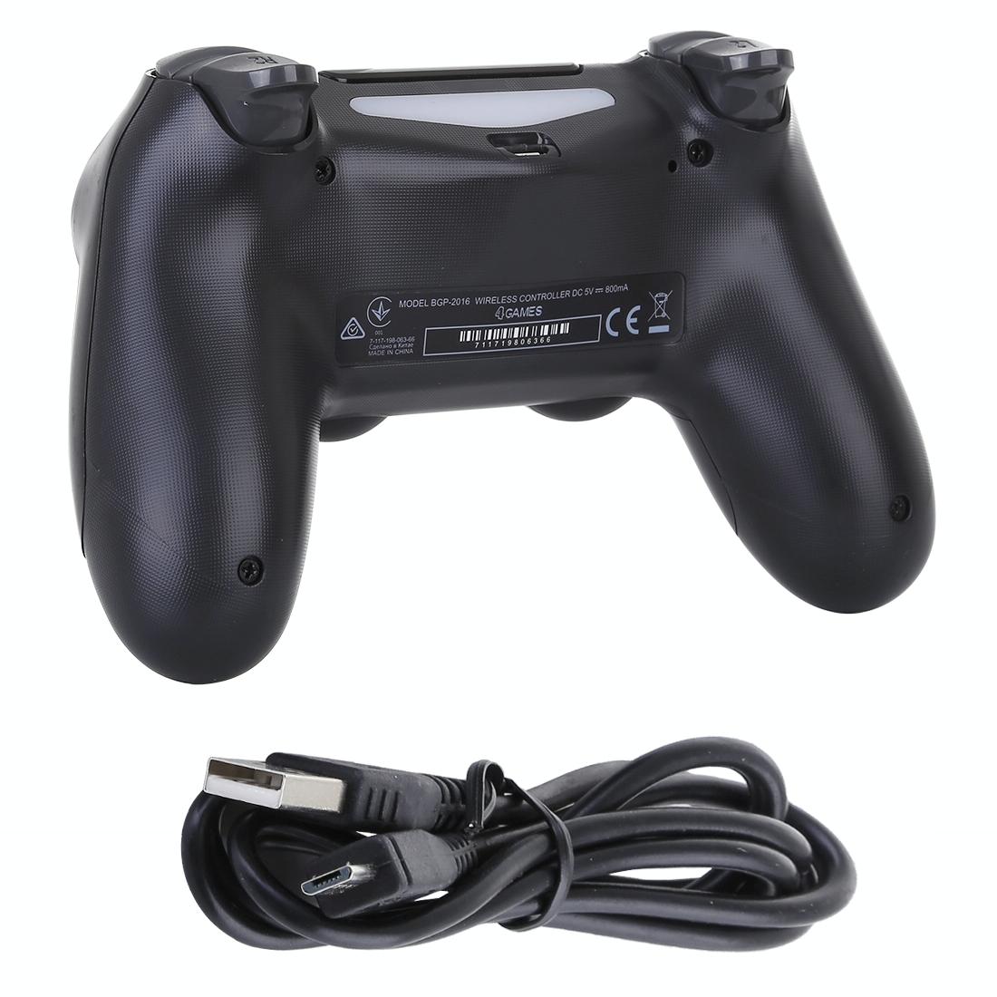 Black Wireless Bluetooth Snowflake Game Controller for Ps4 4