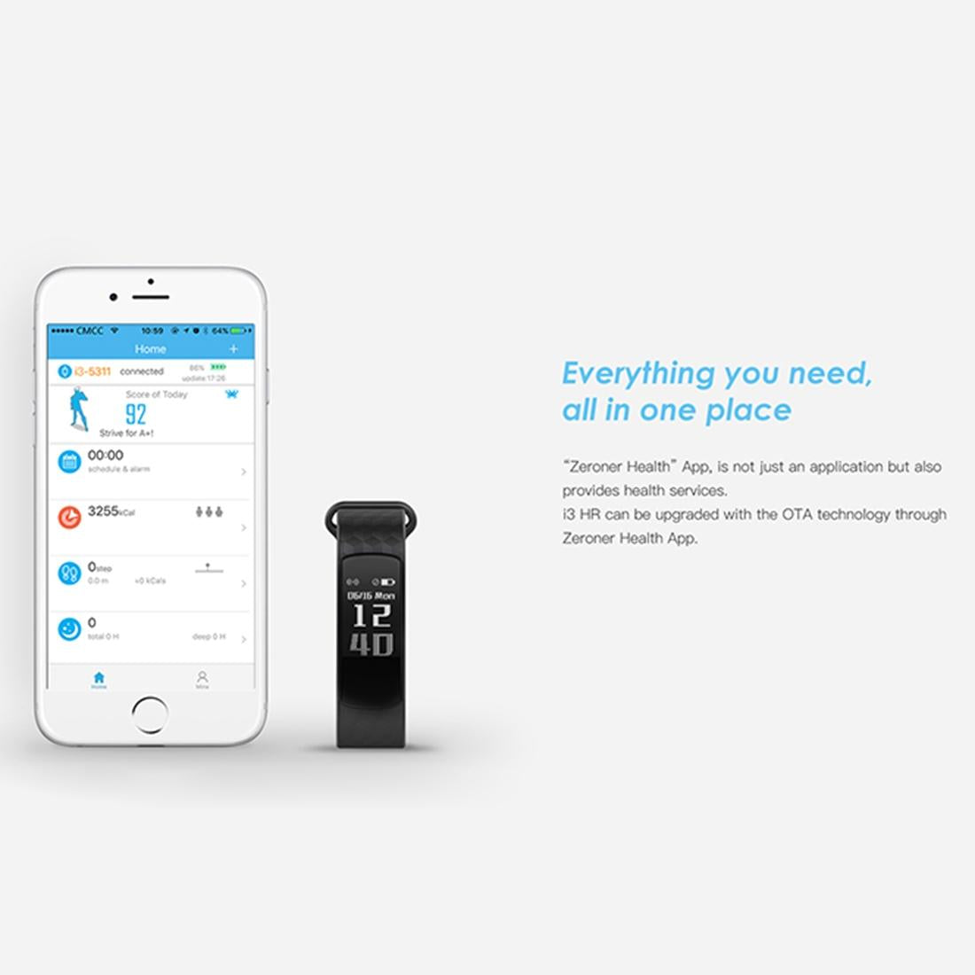 Bluetooth Smart Bracelet With Oled Display And Hr Monitor 8