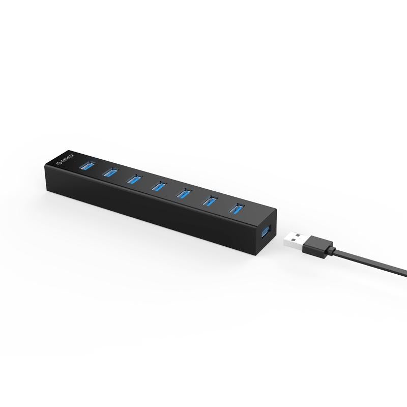 7-Port Usb 3.0 Desktop Hub With 1M Cable 3