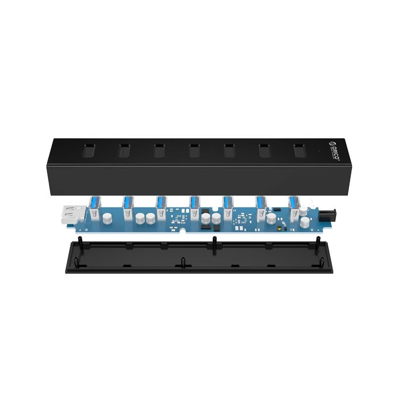 7-Port Usb 3.0 Desktop Hub With 1M Cable 4
