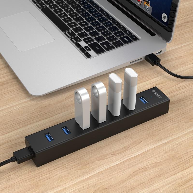 7-Port Usb 3.0 Desktop Hub With 1M Cable 6