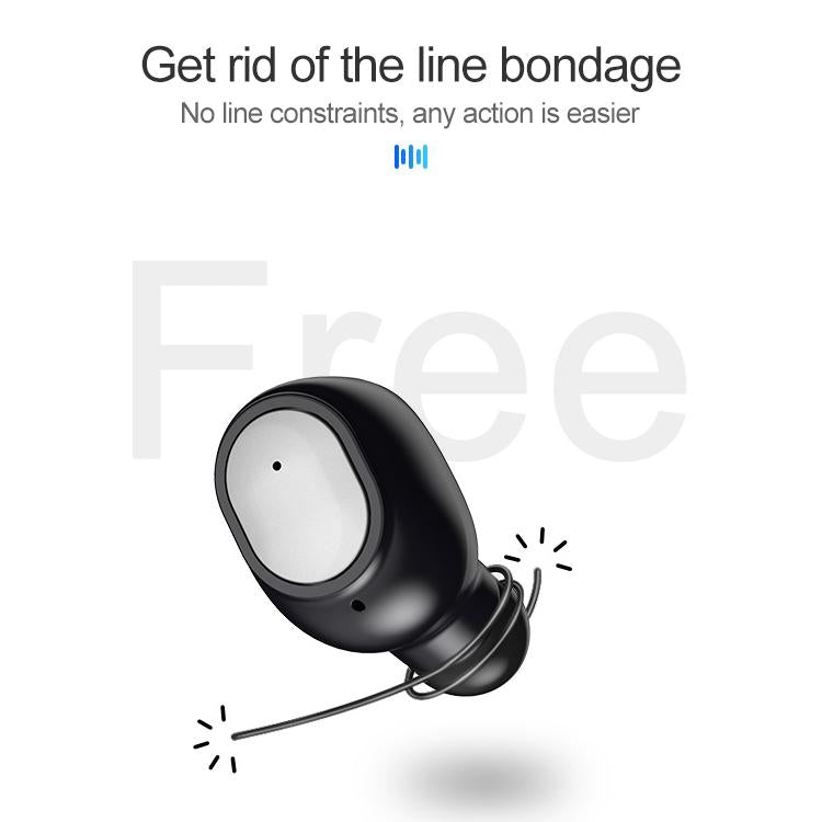 Wireless Bluetooth 5.0 Earphones - Binaural Stereo Automatic Pairing - Black 8