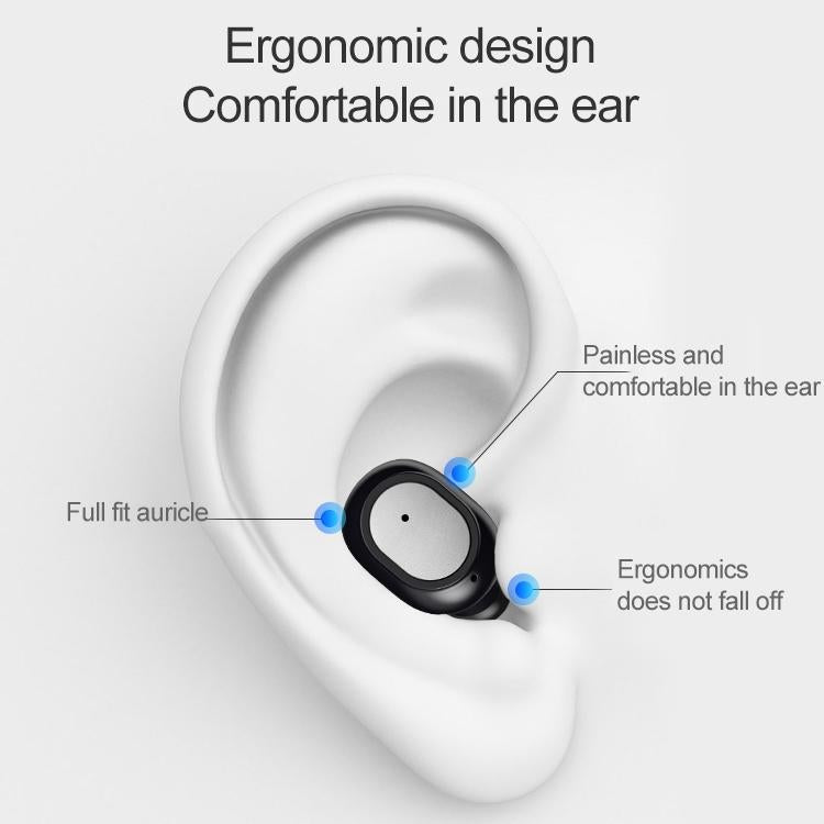 Wireless Bluetooth 5.0 Earphones - Binaural Stereo Automatic Pairing - Black 9