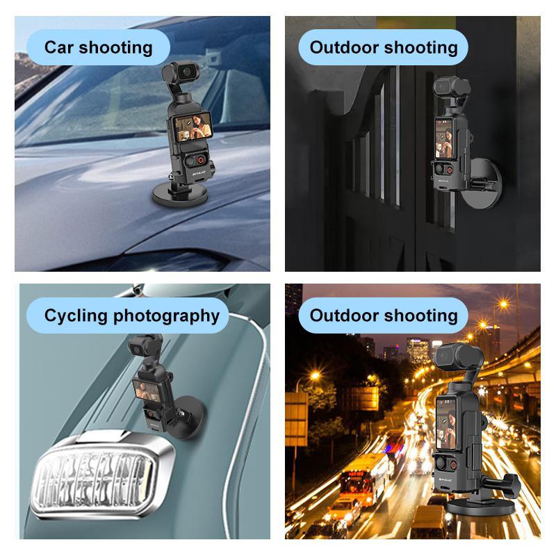 Adjustable Desktop Mount For Dji Osmo Pocket 3 Protective Frame Black 7