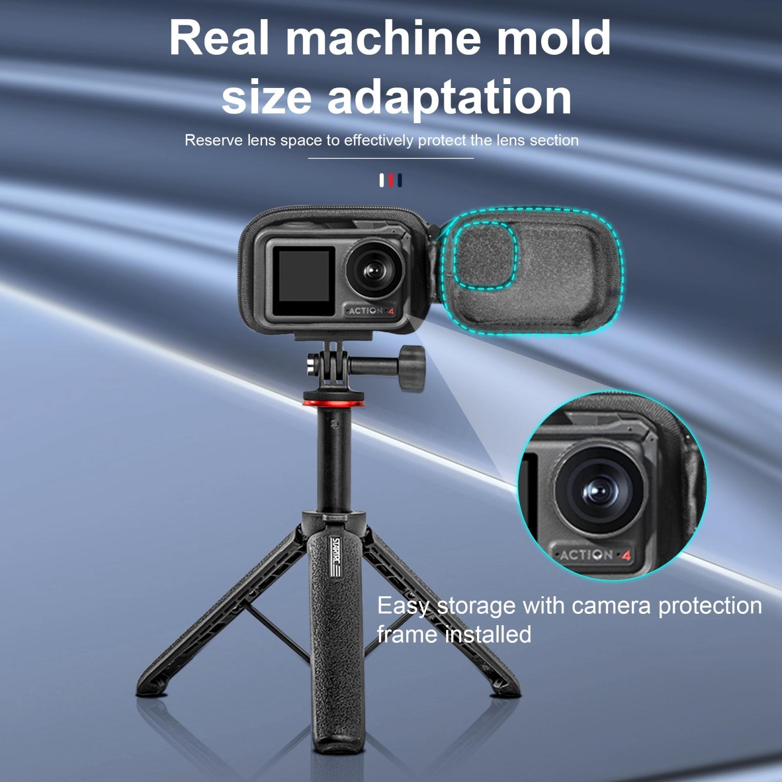 Portable Camera Case for Dji Action 3 / 4 - Pu Material 8