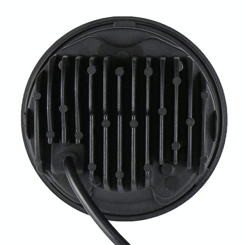 5.75 Inch Dc12V 6000K - 6500K 40W Car Led Headlight For Harley Black 6