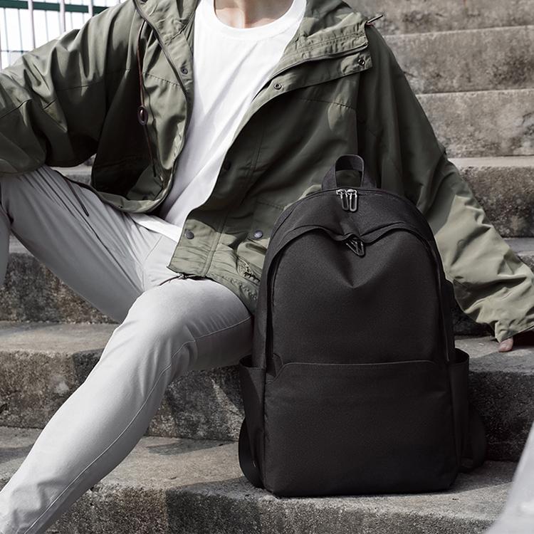 Multifunctional Oxford Laptop Backpack - Black 8