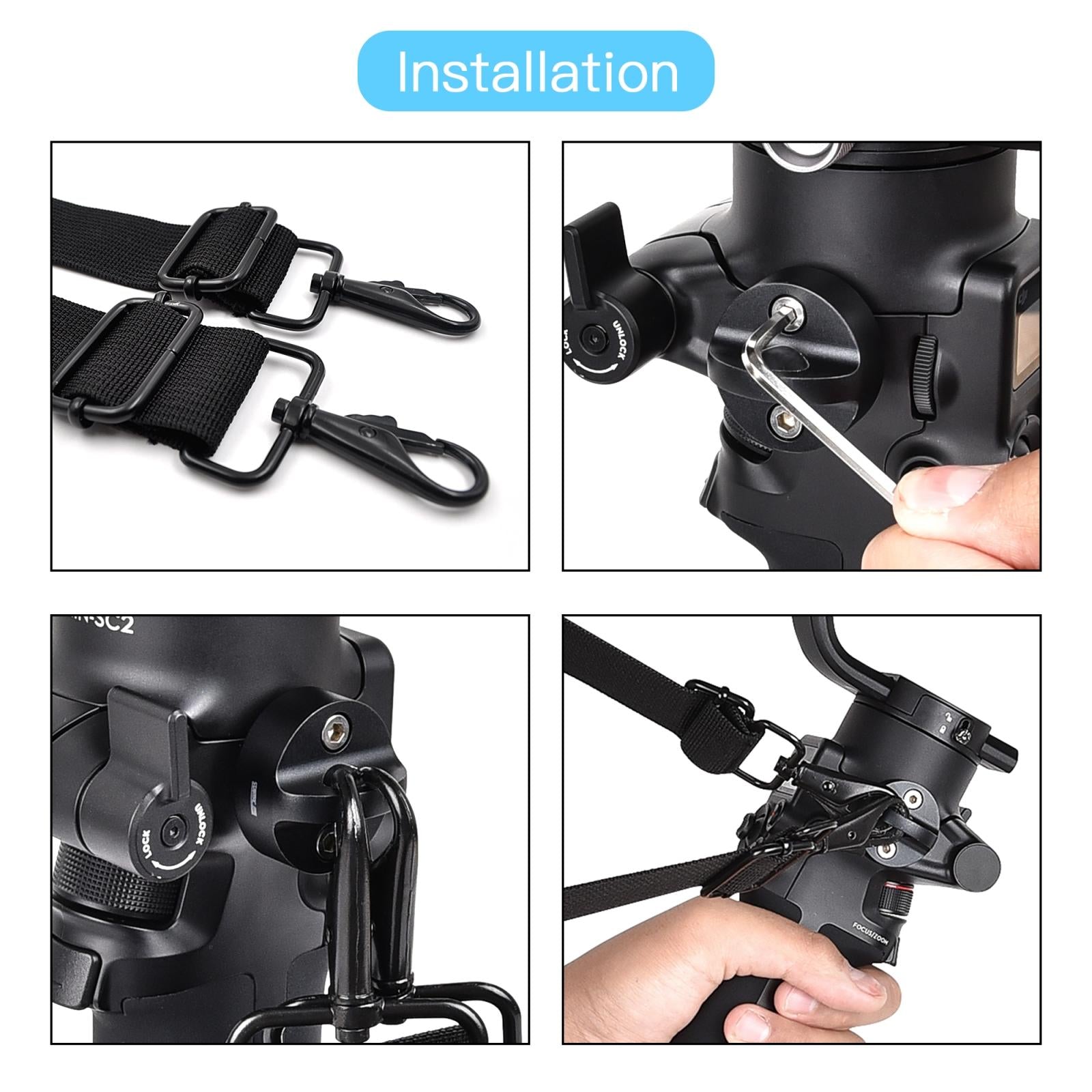 Stress-relieving Neck Strap for Dji Ronin Rs 2 / C2 3