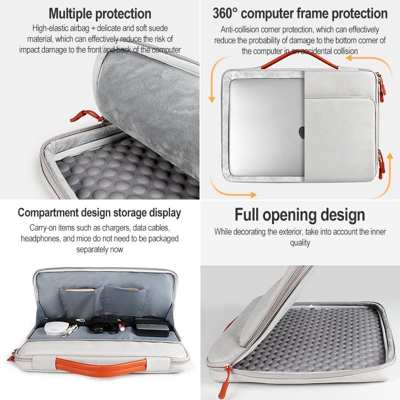 Versatile Laptop Bag for Work and Travel - Black 7