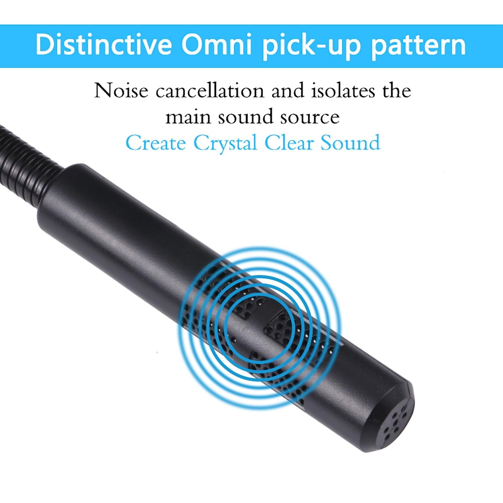 Usb Computer Microphone - Plug And Play - Black 5