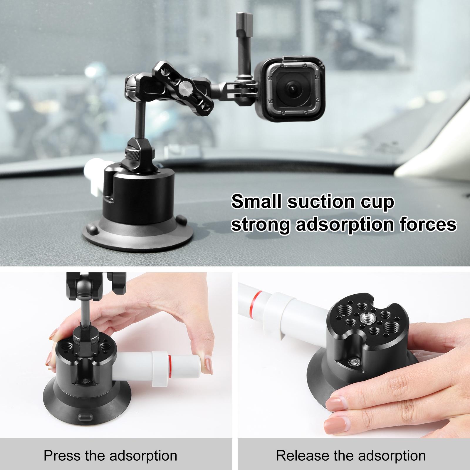 Aluminum Alloy 3 Car Suction Cup Mount 5