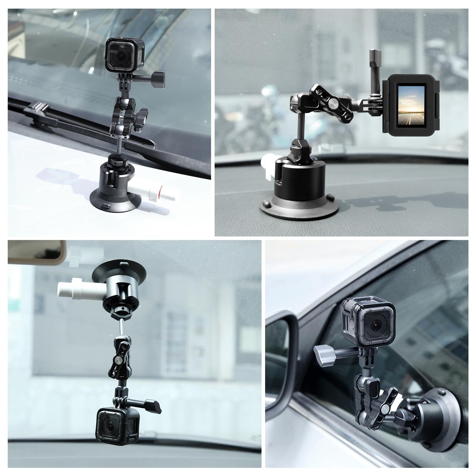 Aluminum Alloy 3 Car Suction Cup Mount 7