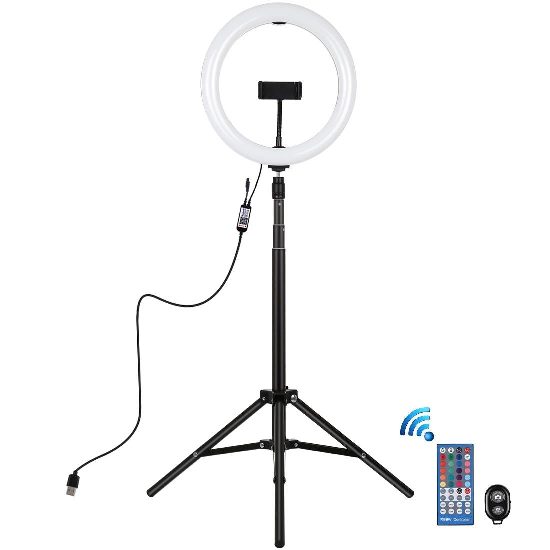 10.2 Rgbw Led Ring Light Kit with Tripod and Remote Control 3