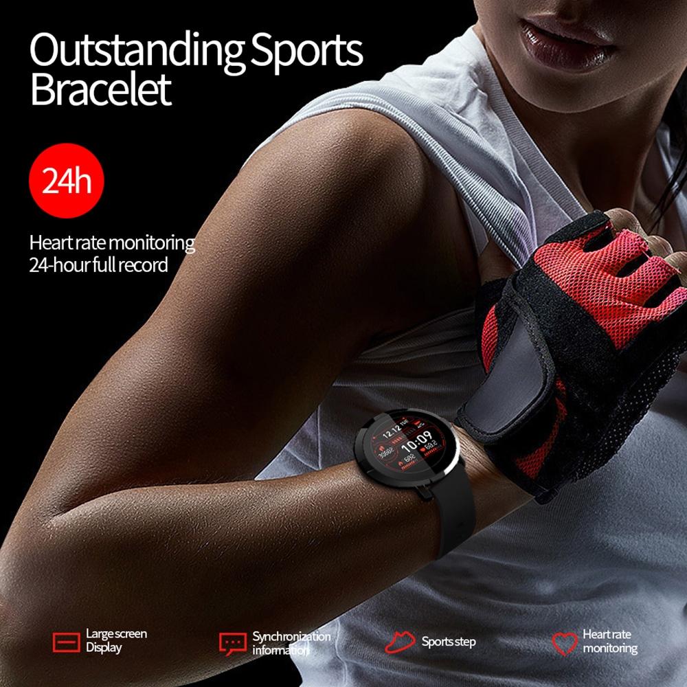 Waterproof Smart Bracelet With Heart Rate Monitor And Sleep Tracker - Black 12