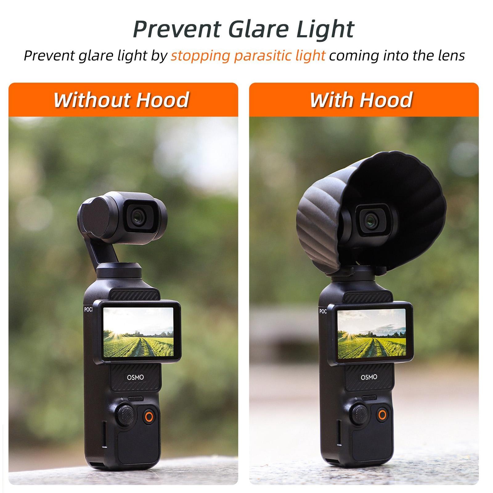 Sunshade Lens Hood for Dji Pocket 3 - Protective Cover 3