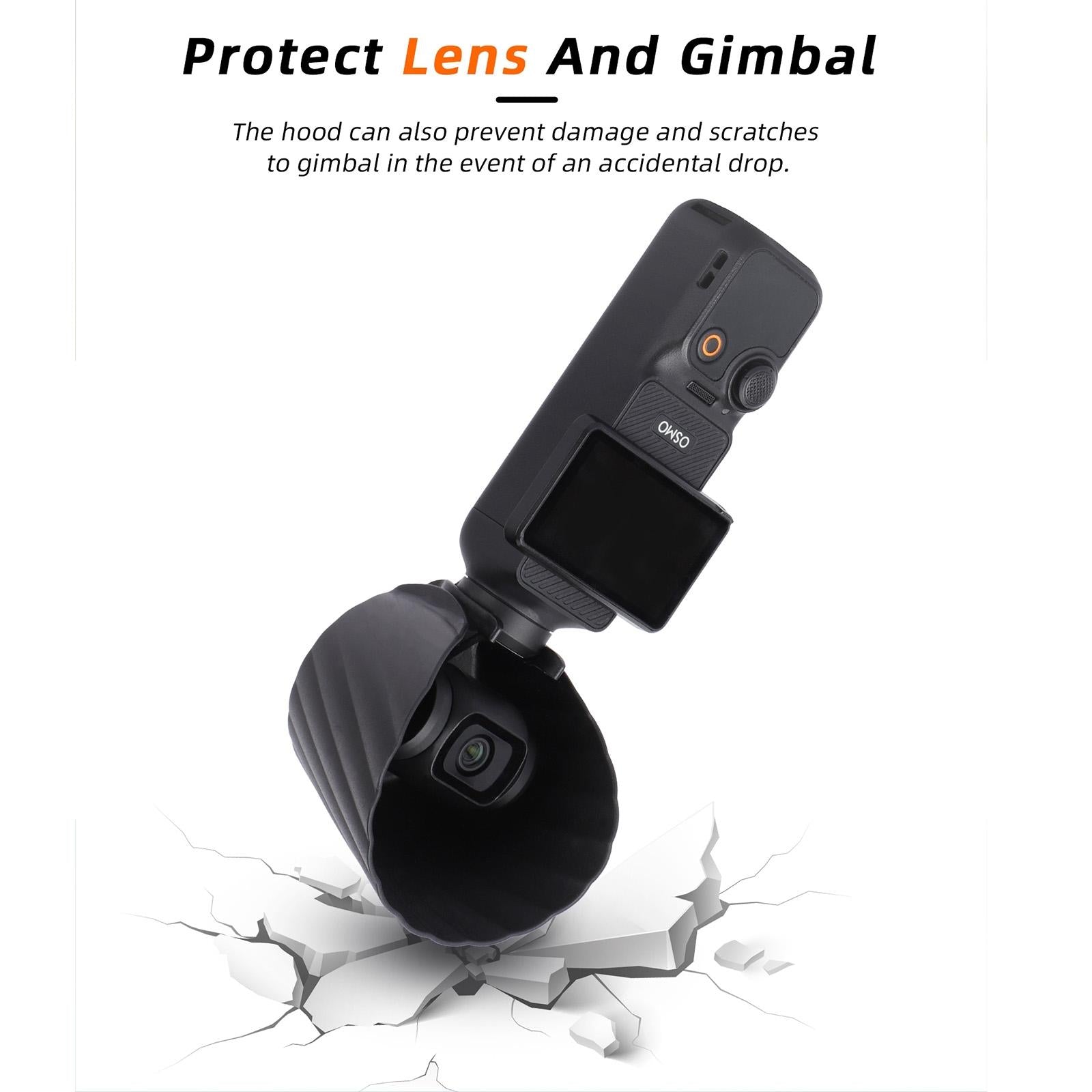 Sunshade Lens Hood for Dji Pocket 3 - Protective Cover 5