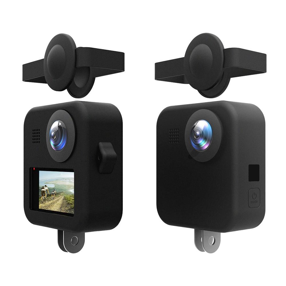 Silicone Protective Case for Gopro Max with Dual Lens Caps 4
