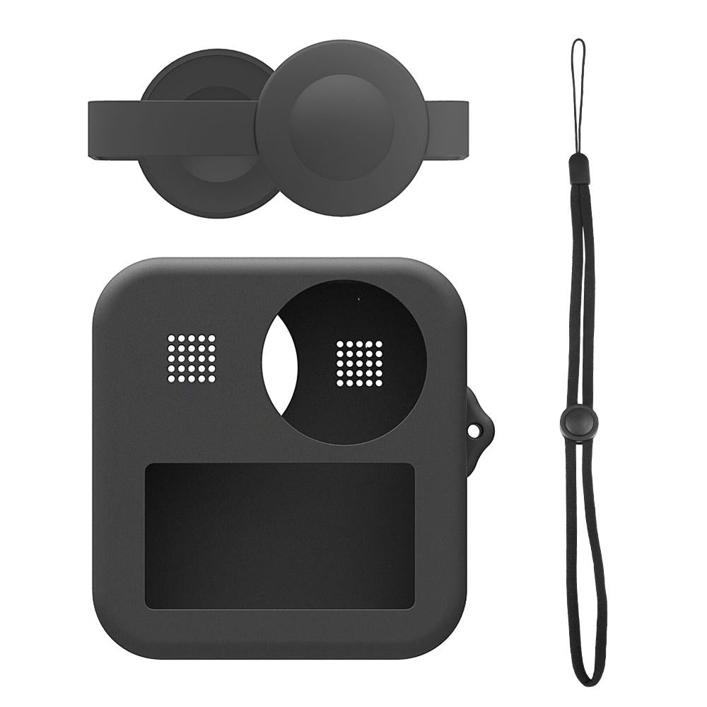 Silicone Protective Case for Gopro Max with Dual Lens Caps 5