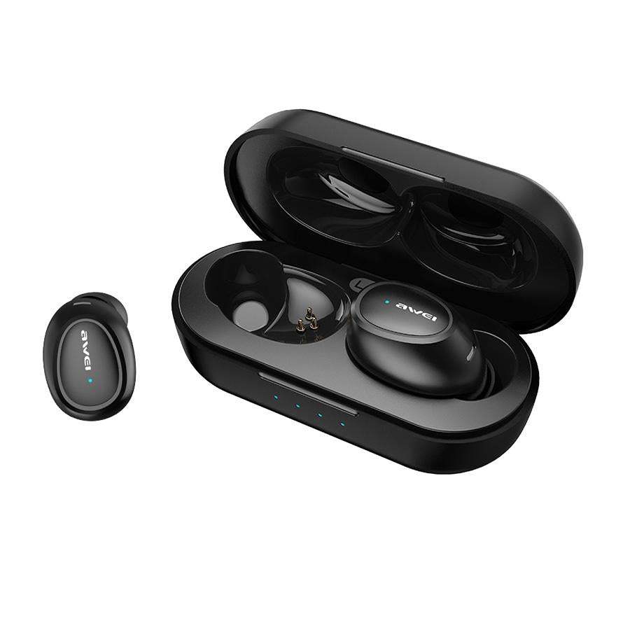 Wireless T16 Tws Bluetooth V5.0 Sports Headset with Charging Case - Black 8