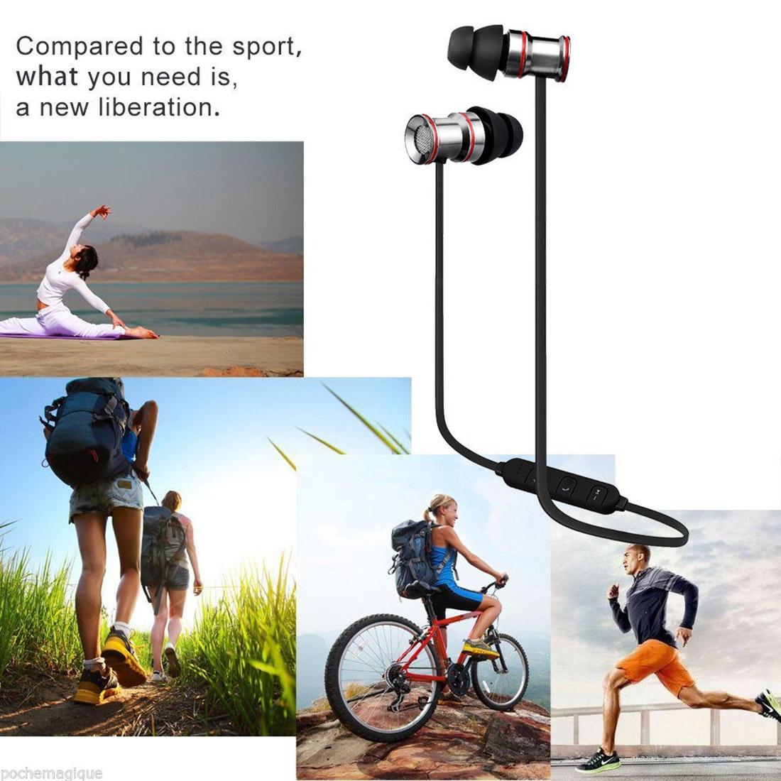 Waterproof Magnetic Sport Earbuds with Mic - Wireless Bluetooth V4.1 - Ip7G9654B 9