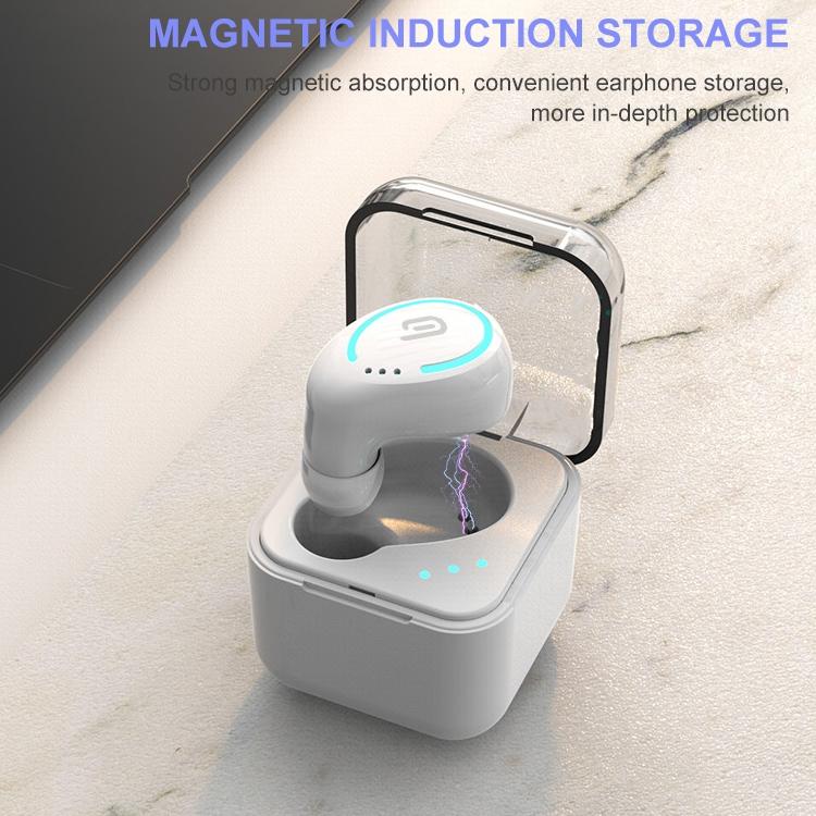 Mini Wireless Bluetooth Earphone with Charging Box - M-b8 - Black 7