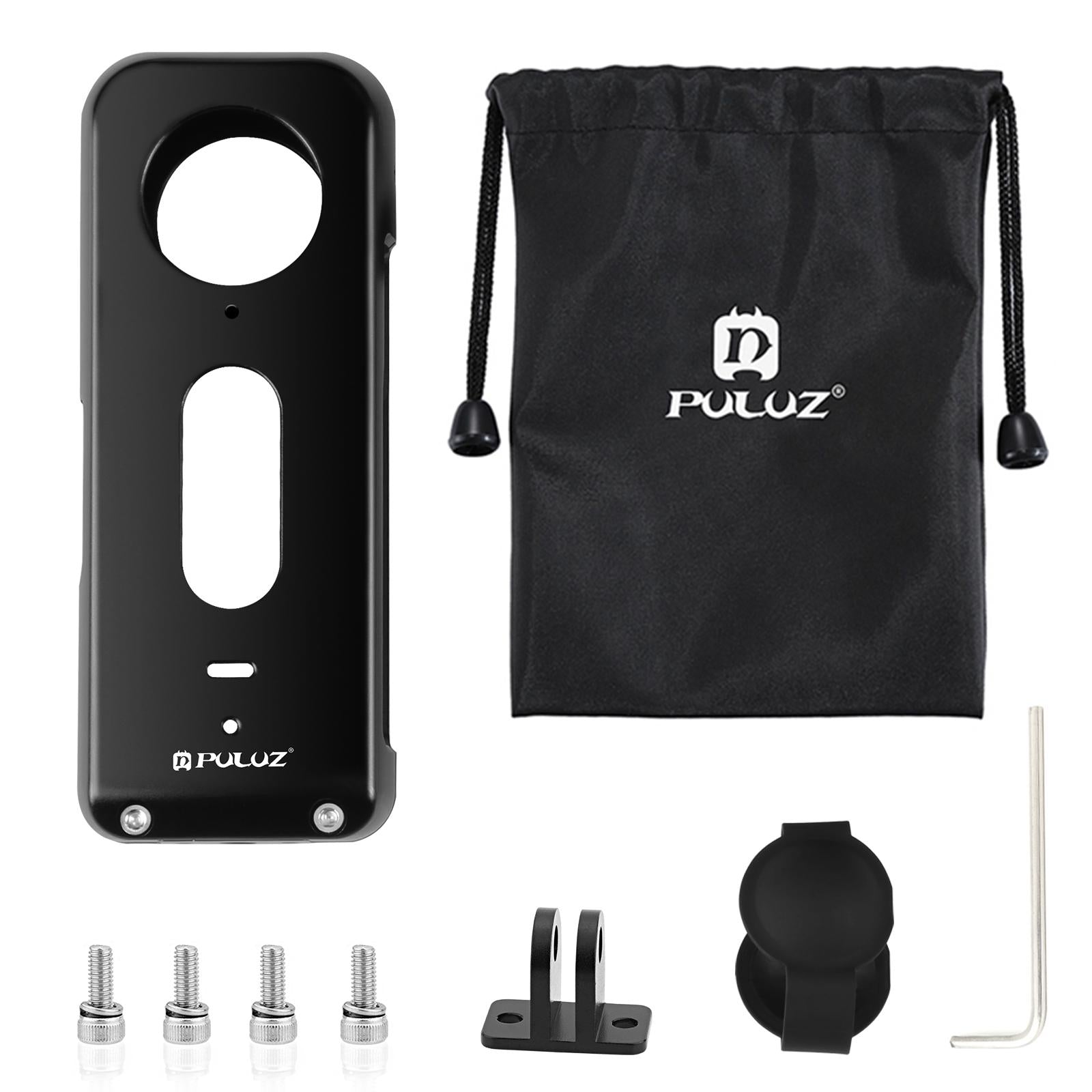 Metal Protective Cage for Insta360 X3 with Silicone Lens Cover 9
