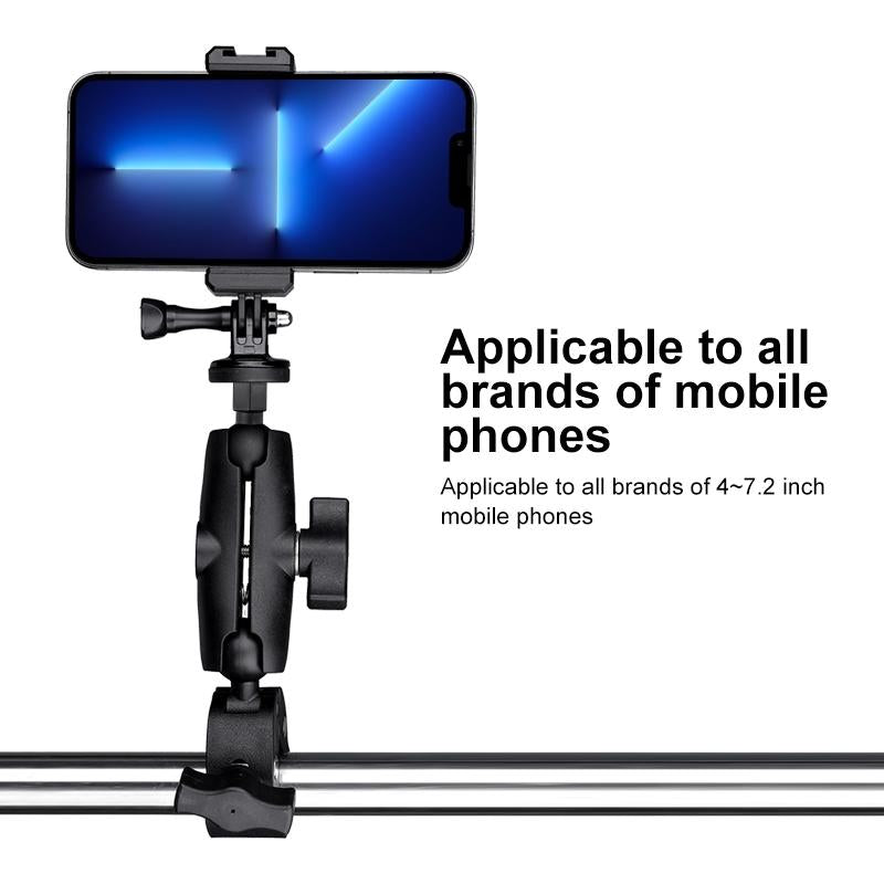 Adjustable Bike Handlebar Mount with Phone Clamp - 360 Rotation 7