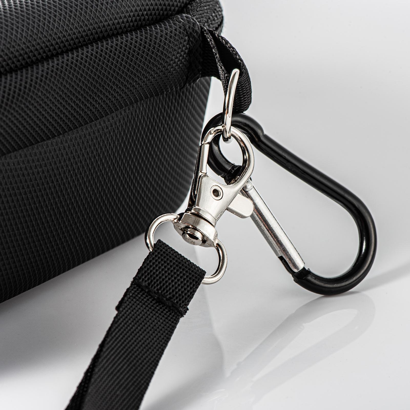 Carry Case with Carabiner and Strap for Cameras 8