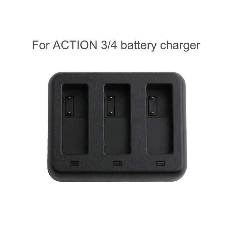 Tri-slot Charger for Dji Action Batteries 3