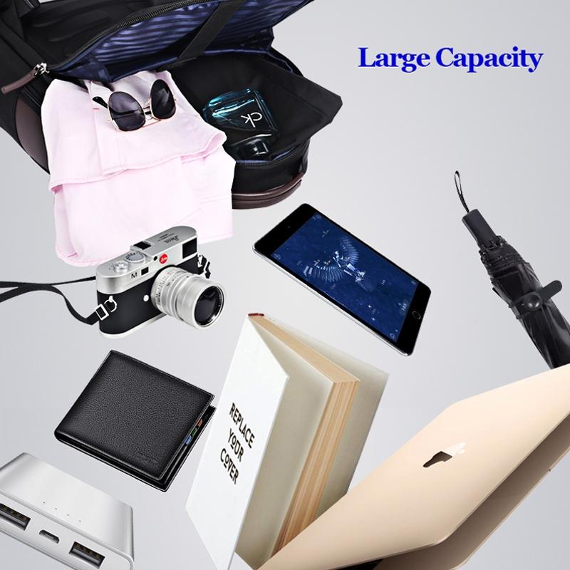 Large Capacity Anti-Theft Usb Shoulder Bag - Waterproof & Business Ready 4