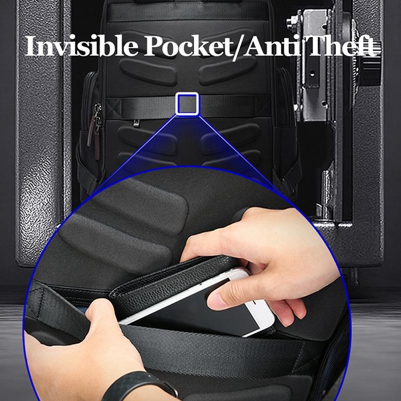 Large Capacity Anti-Theft Usb Shoulder Bag - Waterproof & Business Ready 8