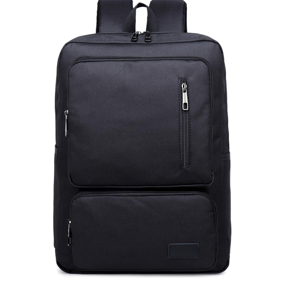 Stylish Notebook Tablet Backpack - Spacious & Casual - Black